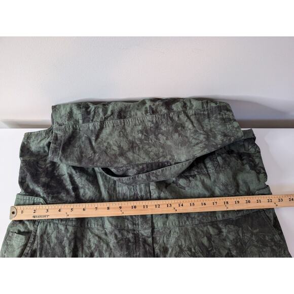 WILDFANG Green/Black The Essential High Waisted Coveralls Jumpsuit Size 2X - Picture 10 of 12